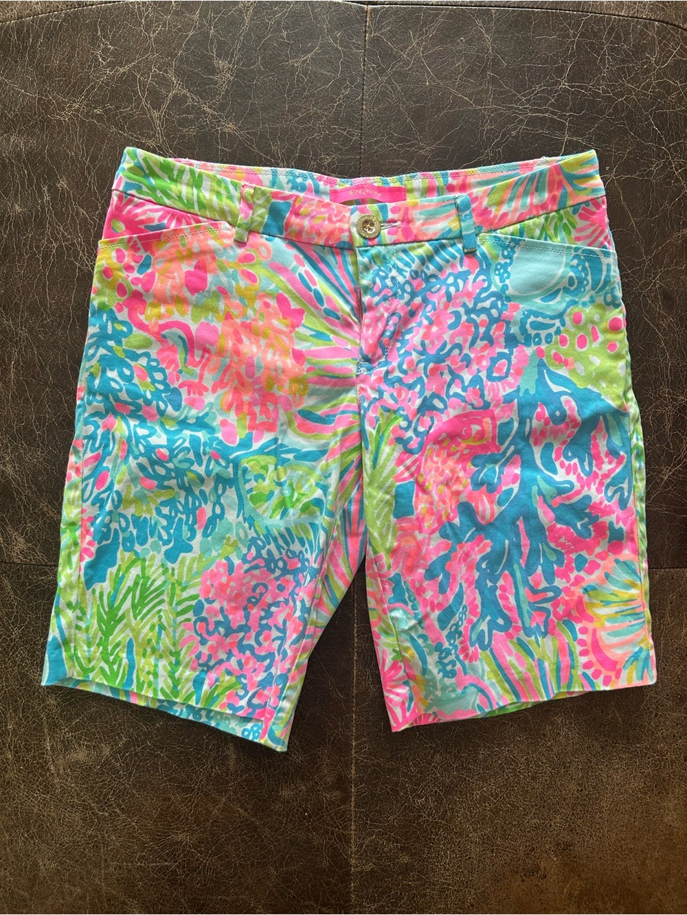 Lilly Pulitzer Multicolor Tropical Print Women’s Bermuda Shorts